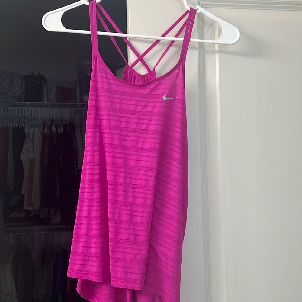 Pink/Purple Nike dri fit tank